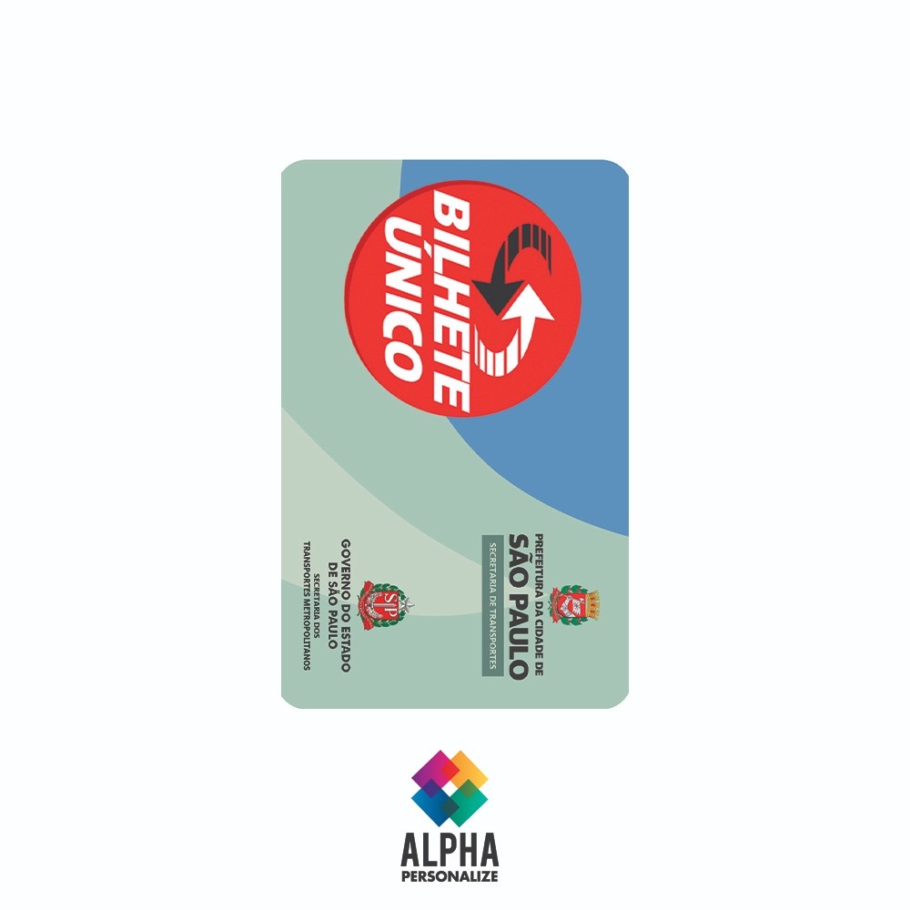Adesivo para Cartão de Credito Bilhete Unico São Paulo Para Cartão de Debito Credito Vale Alimentação e Refeição