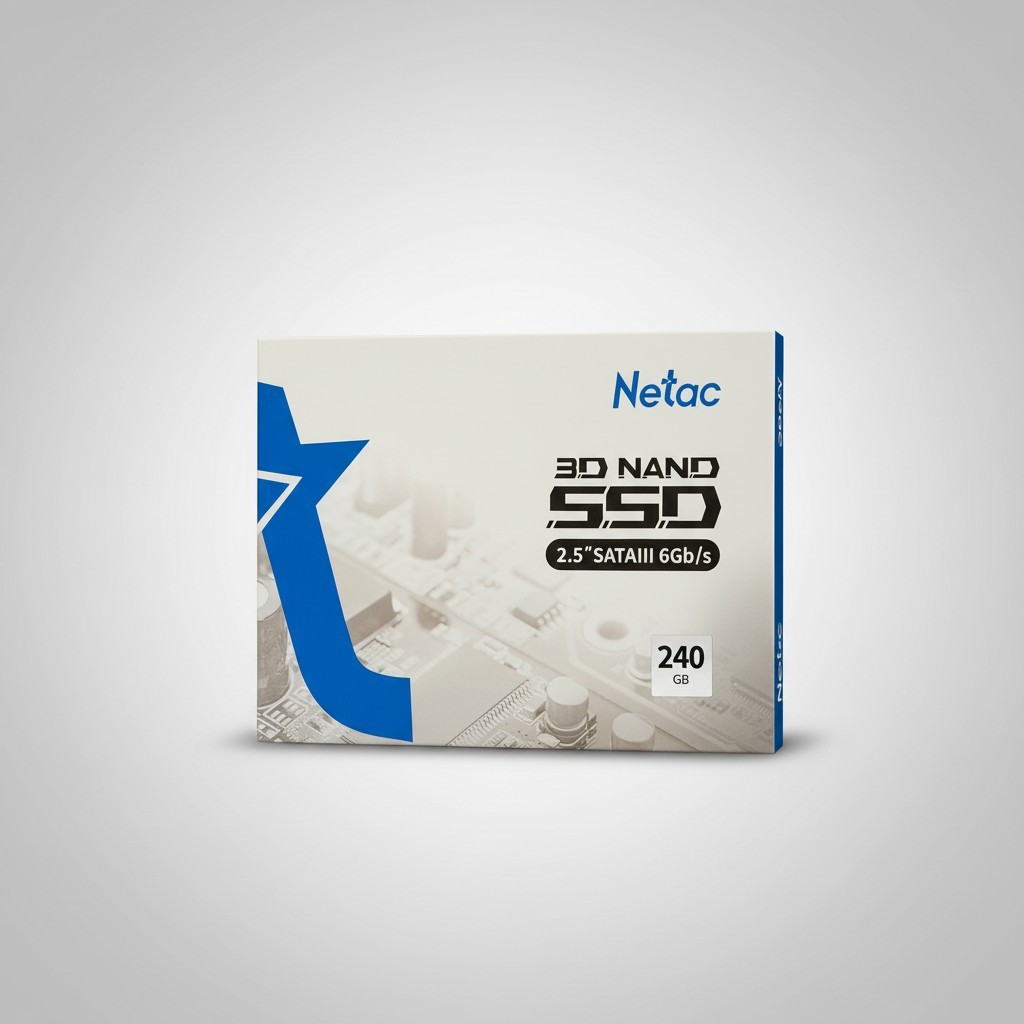 SSD 240GB 2,5" SATA III 3D NAND N535S NETAC NT01N535S-240G-S3X 490/540MB/s