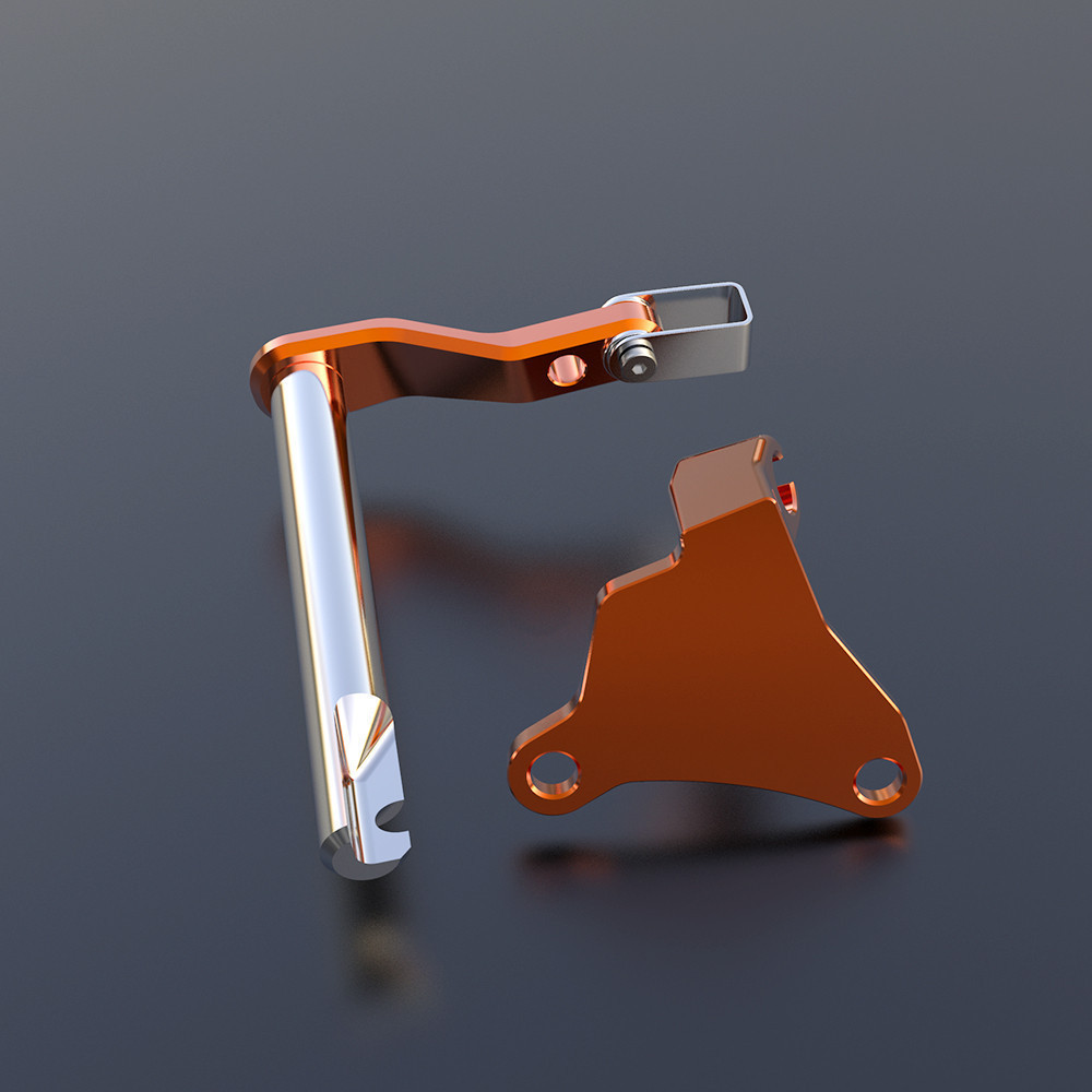 Conjunto De Sistema De Embreagem Shorty Stunt Compatível Com Alavanca De Um Dedo Para 390Duke/RC250/RC390/390aventure/Sv