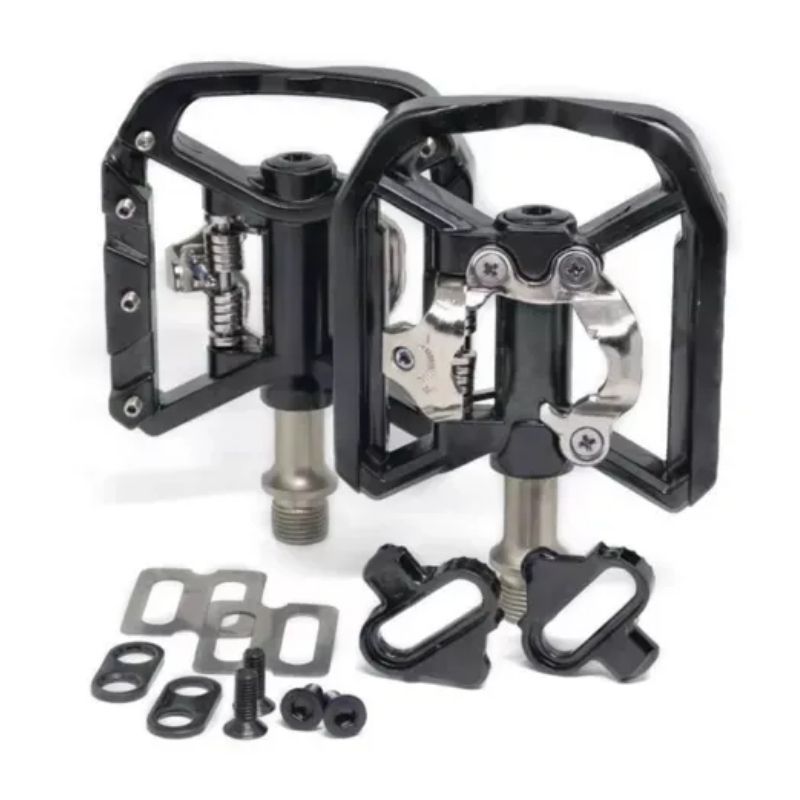 PEDAL TSW CLIP/PLATAFORMA ALUMINIO PRETO 14873
