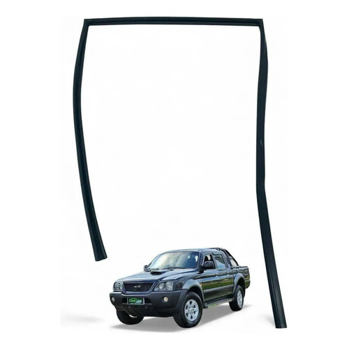 Borracha Canaleta Traseiro Direita L200 Outdoor 2002 2012