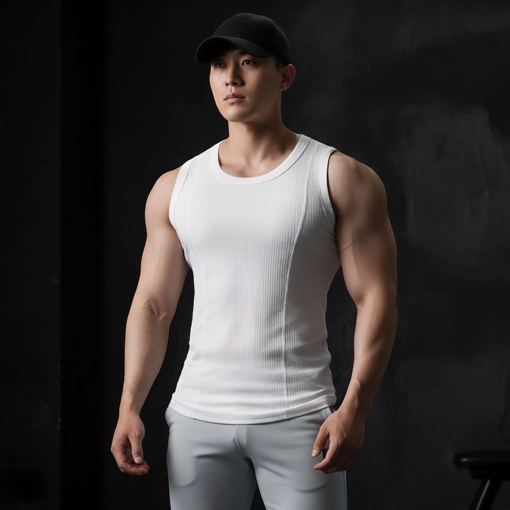 MCPW costura sem mangas colete de Fitness masculino olhar grande verão esportes lazer treinamento camiseta camisa de fun