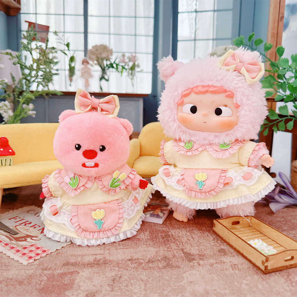 Apenas roupas de bebê] preto jogar roupas de bebê vinil caixa misteriosa roupas de boneca vestido boneca roupas acessóri