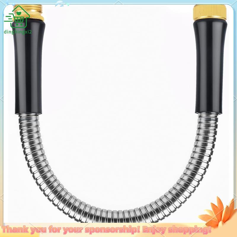 Mangueira De Jardim Curta De 1 Pé X 5/8 " Com Conector Macho Para Fêmea Água Máquina De Lavar De Metal Exterior , Quinta