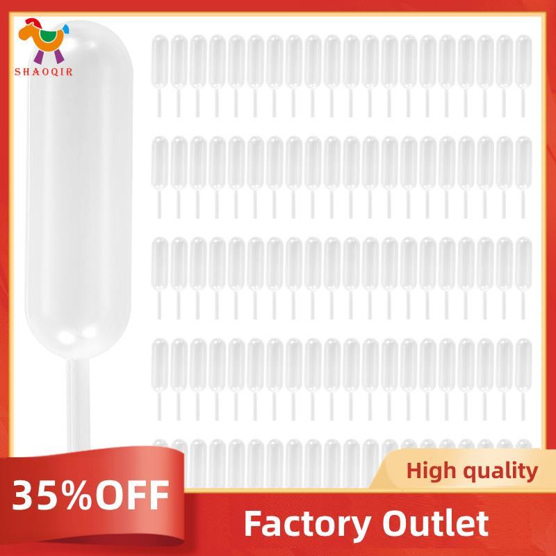 100 Pçs 4Ml Plástico Descartável Squeeze Transferência Óleos Pipetas Conta-Gotas Creme Perfusão Diy Cupcake