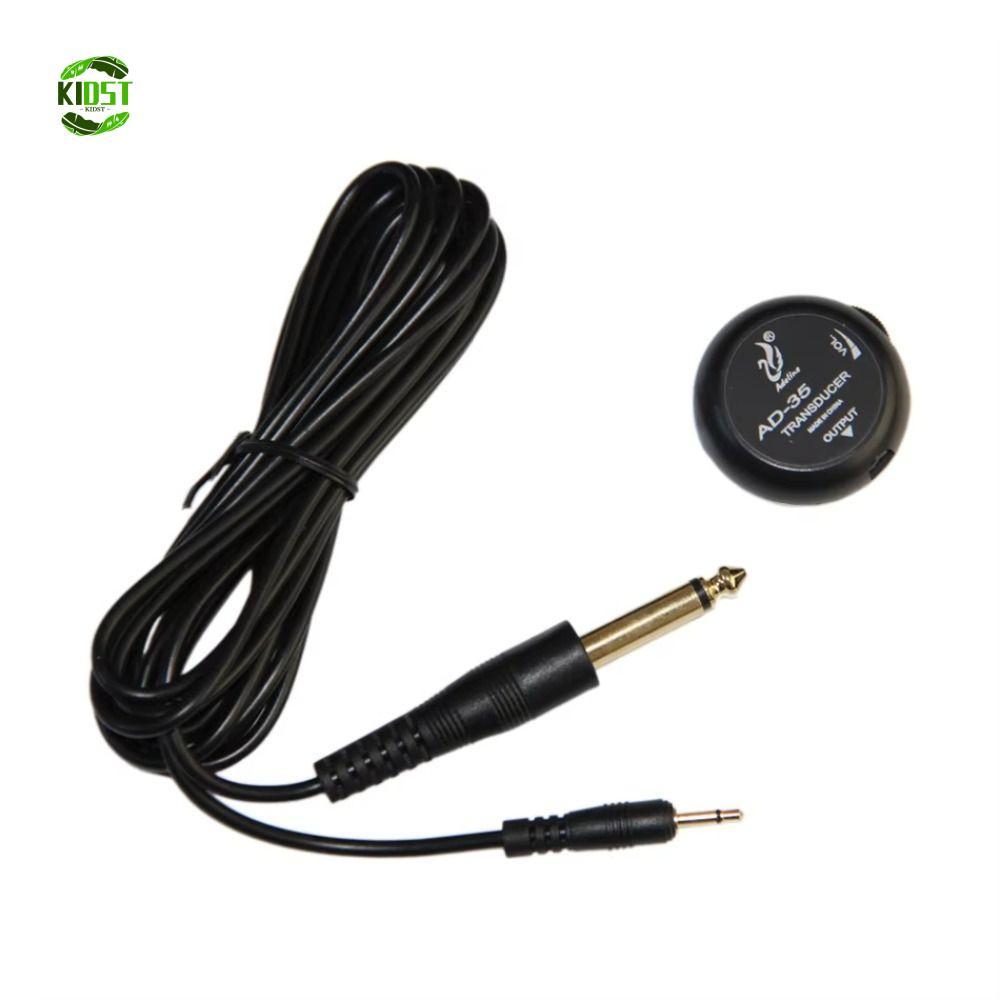 KIDST Mini Captador De Som , Transdutor Stick Guitarra Com Cabo De 3 Metros , Amplificador Piezo