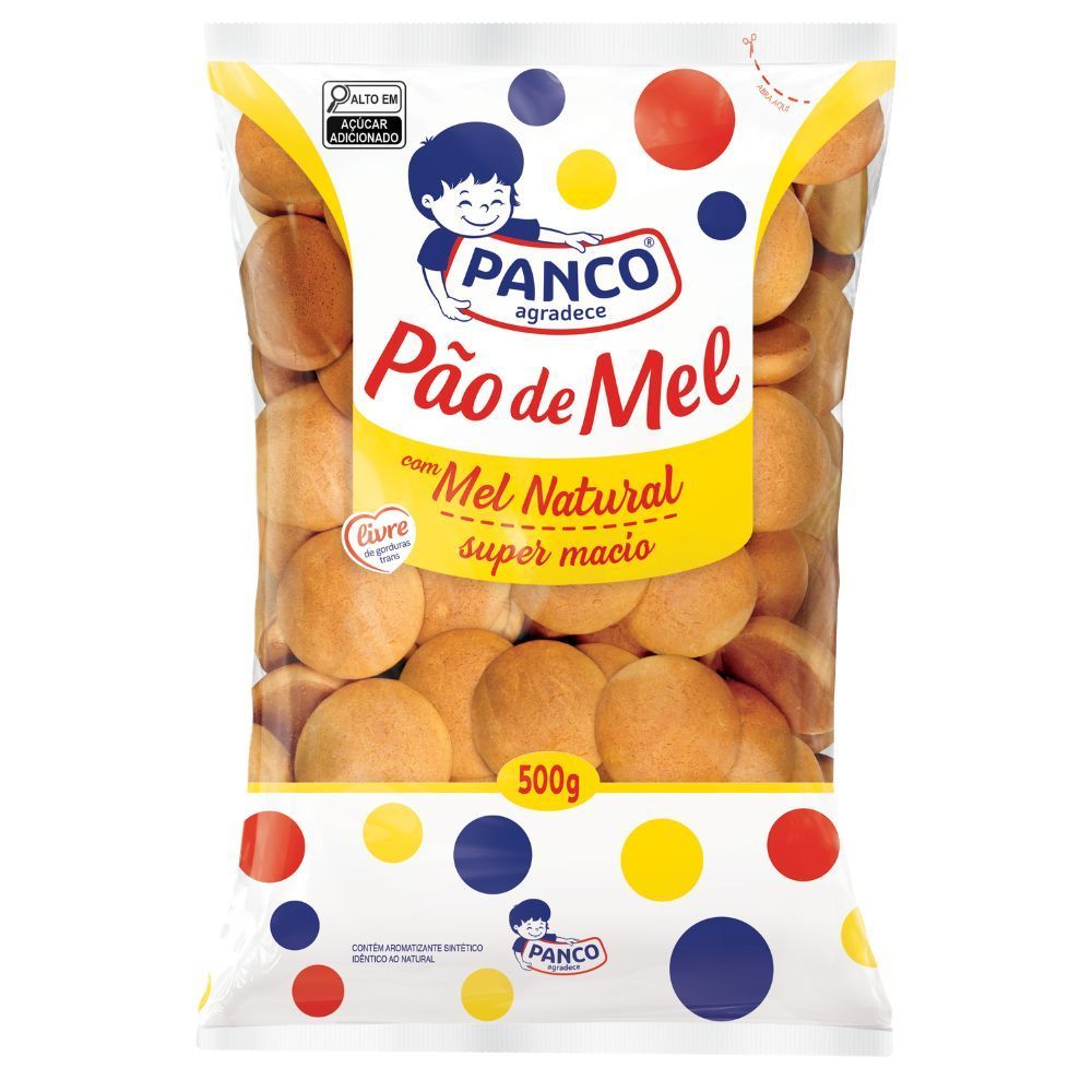 Pão de Mel Panco 500g com Mel Puro – Sabor Tradicional e Aroma de Cravo