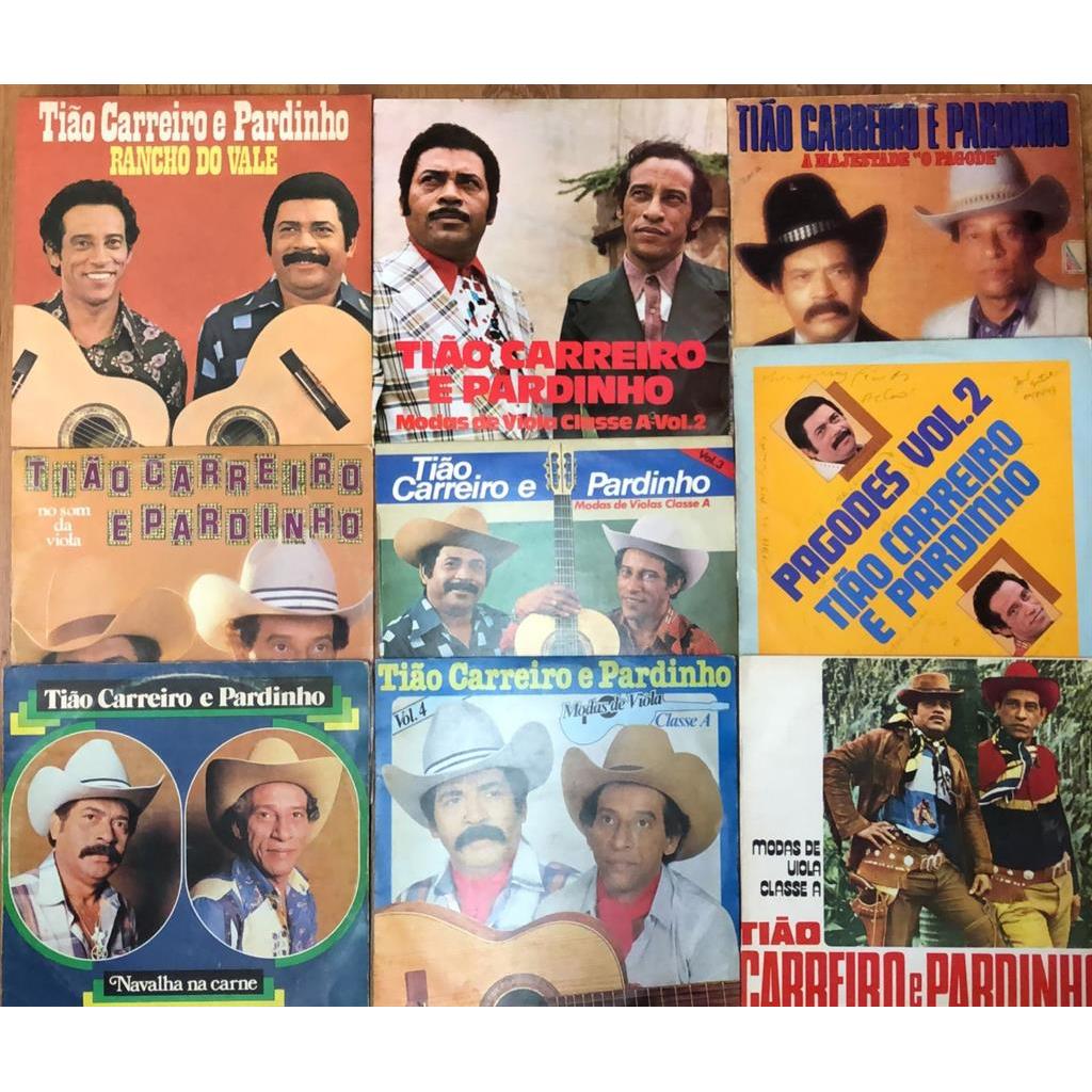 VINIL Tião Carreiro e Pardinho Tião Carreiro e Pardinho - 9 discos
