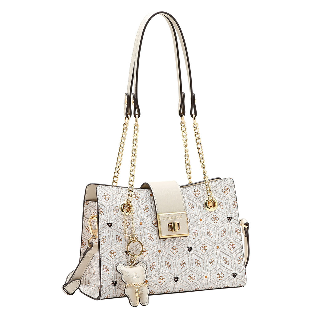 Bolsa Feminina Chenson Ombro Coração Cristal