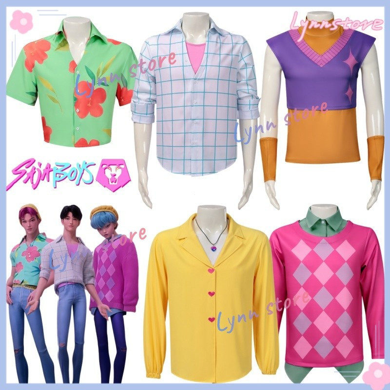 Fantasia de Cosplay KPOP para Crianças/Adultos, Tamanho Infantil/Adulto, Caçadores de Demônios, SAJA, JINU, Mystery, ABB