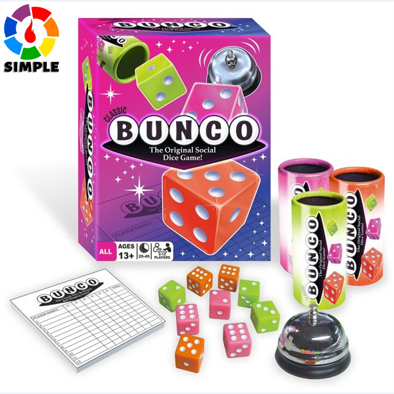 Continuum Games Retro Bunco Game Kit Party Box