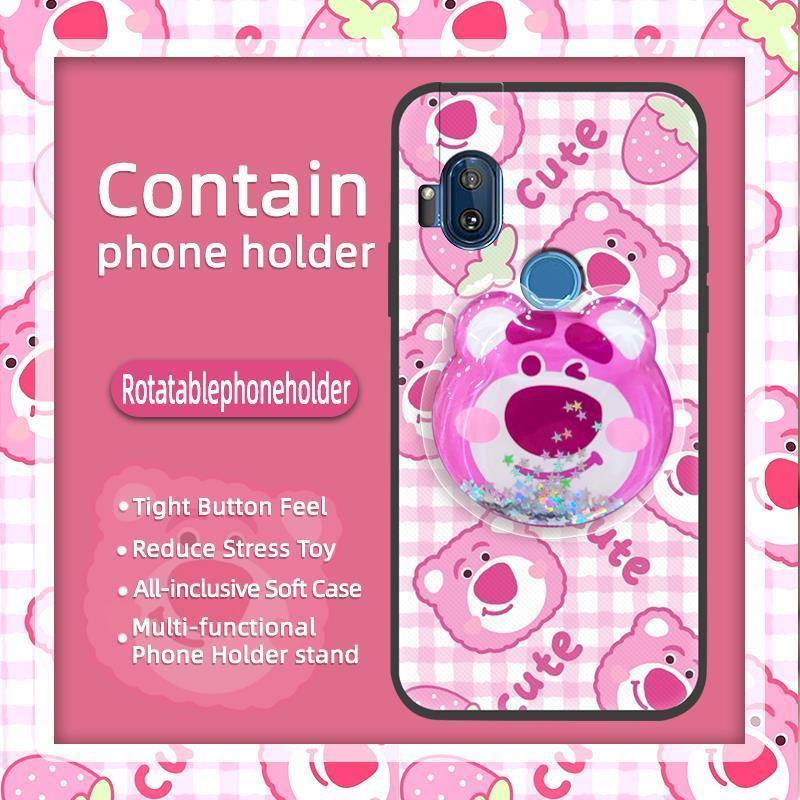 Proteção Da Lente Do Telefone Capa De Kickstand Para MOTO ONE Hyper Protective Anti-knock Durável Bonito Sensação De Pel