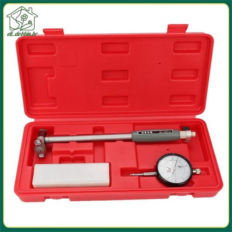 [eli_dobbin.br] Testador De Ferramenta De Medição De Cilindro 50-160mm 0.01mm Medidor De Furo Micrômetro Indicador Em Es