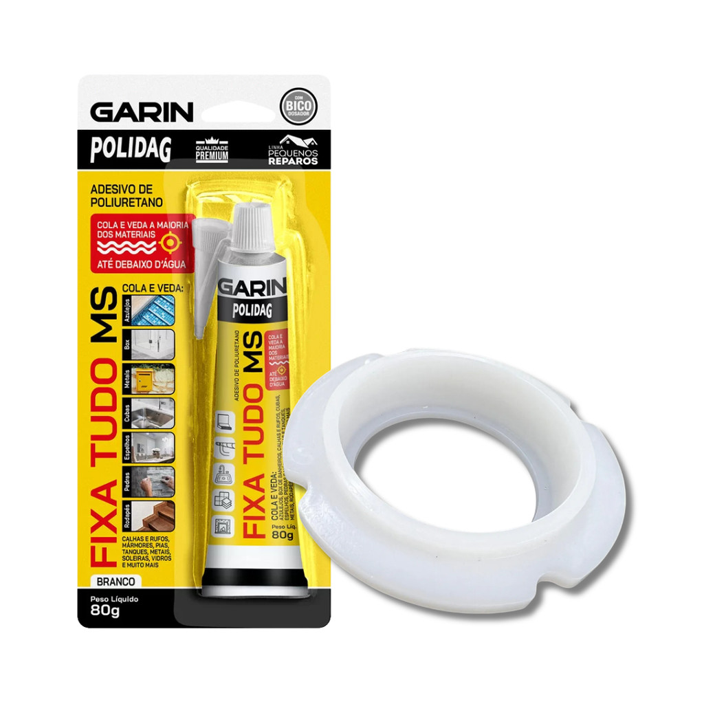 Kit Salva Tanque Lavadoras Compatível Brastemp Consul E Cola Fixa Tudo