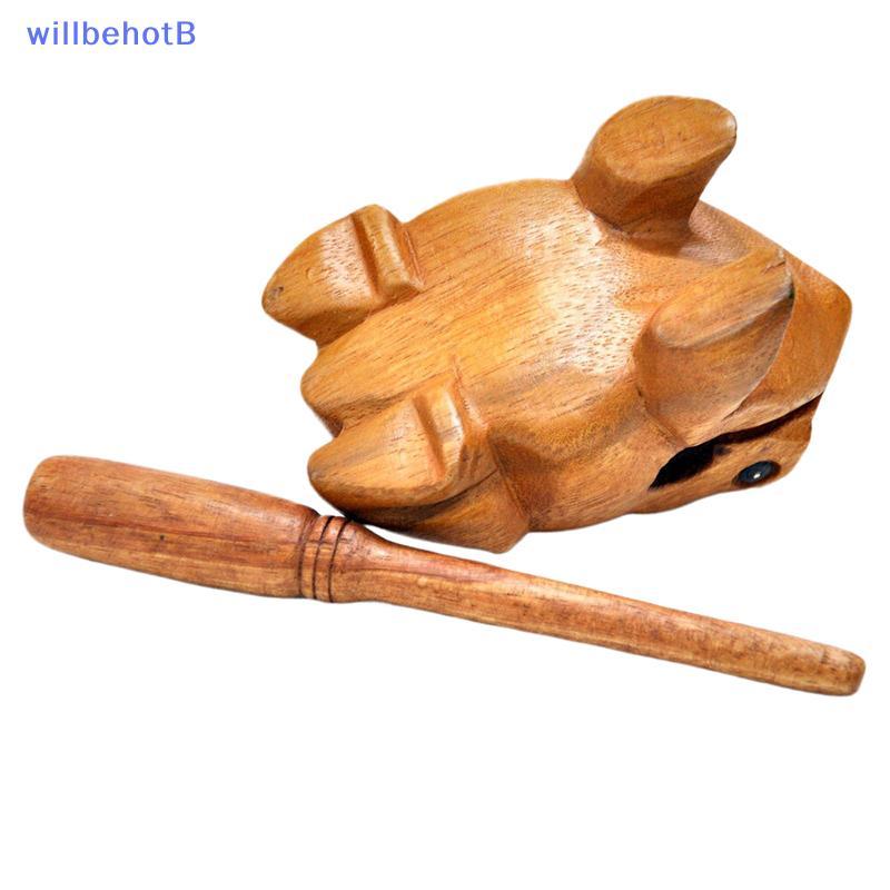 [WillbehotB] Luy Tailândia Madeira Artesanato Tradicional Croaking Instrumento Musical Home Office Desk Decor Frog Craft