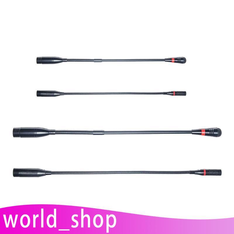[World_shop] Microfone Pescoço De Ganso Dobrável Ajustável Plug and Play Rotação DJ Para