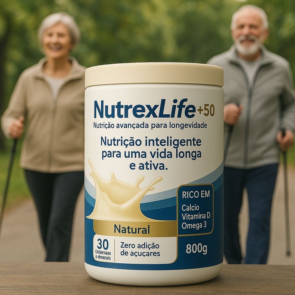 3 UNIDADES - NutrexLIFE +50 400g – Nutrição Avançada para Longevidade (direto da fabrica)