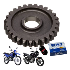 Engrenagem Partida Louca (27d) Ybr/xtz 125 K 2008/2016
