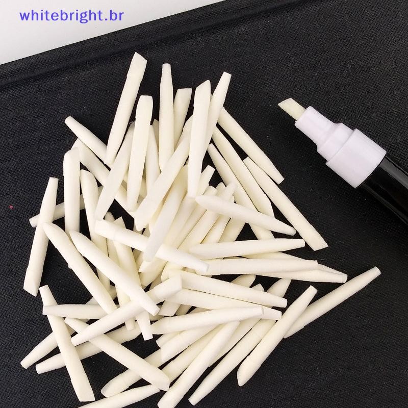 Prosperityuswt 20 Unidades De Núcleos De Substituição Para Caneta De Tinta Acrílica , Quadro Branco , Pontas De Pincel P em Oferta na Shopee