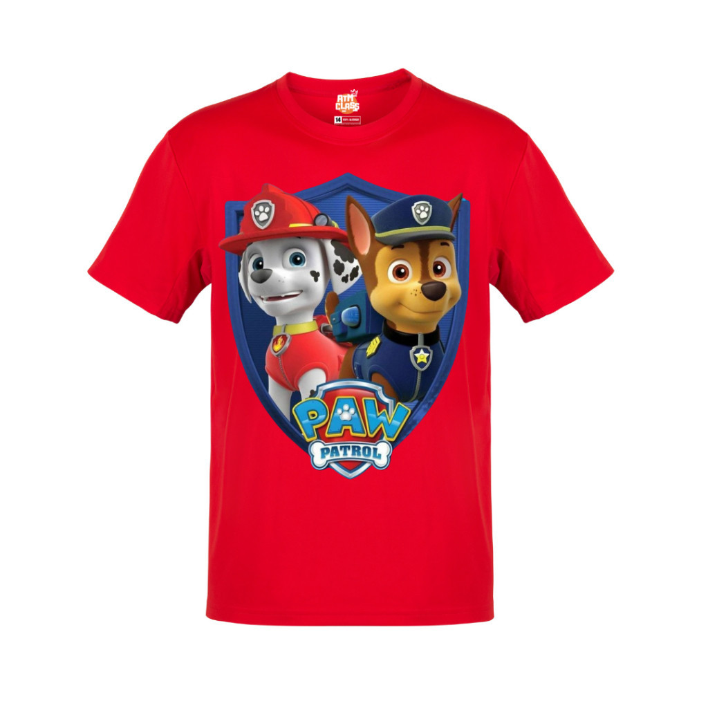 Camiseta Infantil Juvenil Patrulha Canina Diversas Estampas Camisa com Estampa de Criança