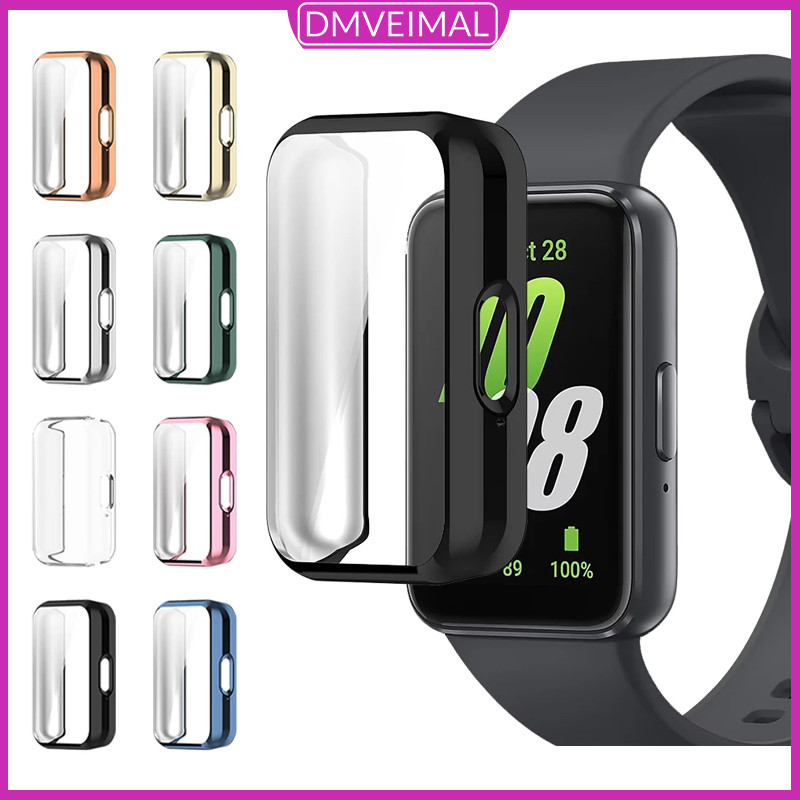 Case Capa Capinha Protetor De Tela De TPU Macia Pelicula Para Relógio Smartwatch Samsung Galaxy Fit 3