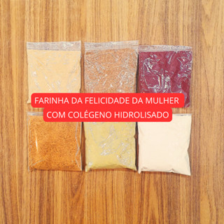 FARINHA DA FELICIDADE DA MULHER COM COLÁGENO 300G em Oferta na Shopee