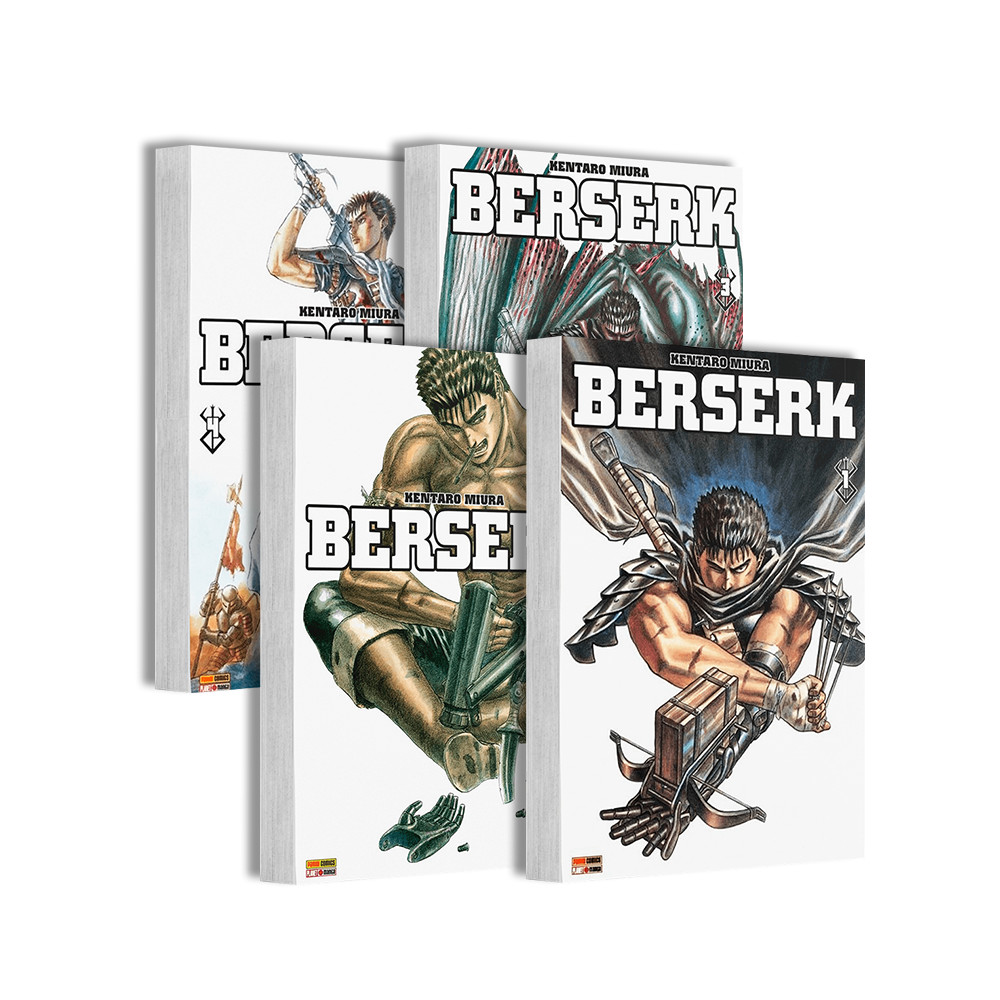 Berserk - Edição De Luxo - Kit com as edições 1 a 4
