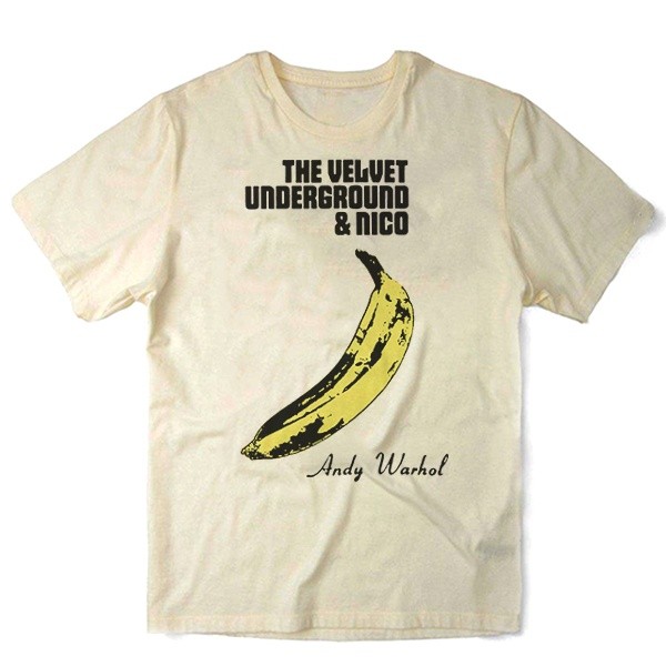 Camiseta Algodao The Velvet Underground E Nico Andy Warhol Pop Arte Banda de Rock Bandas Musica Album