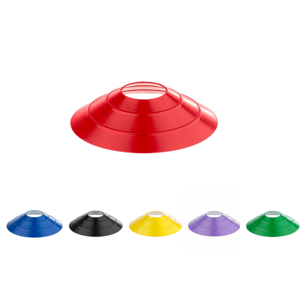 Kit 5 Cone Disco Tartaruga Chapéu Chines para Treinamento Funcional Academia Fitness