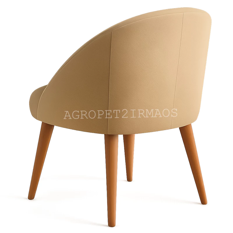 Kit 2 Cadeiras de Jantar Decorativas Modelo Lua para Sala — foto 7