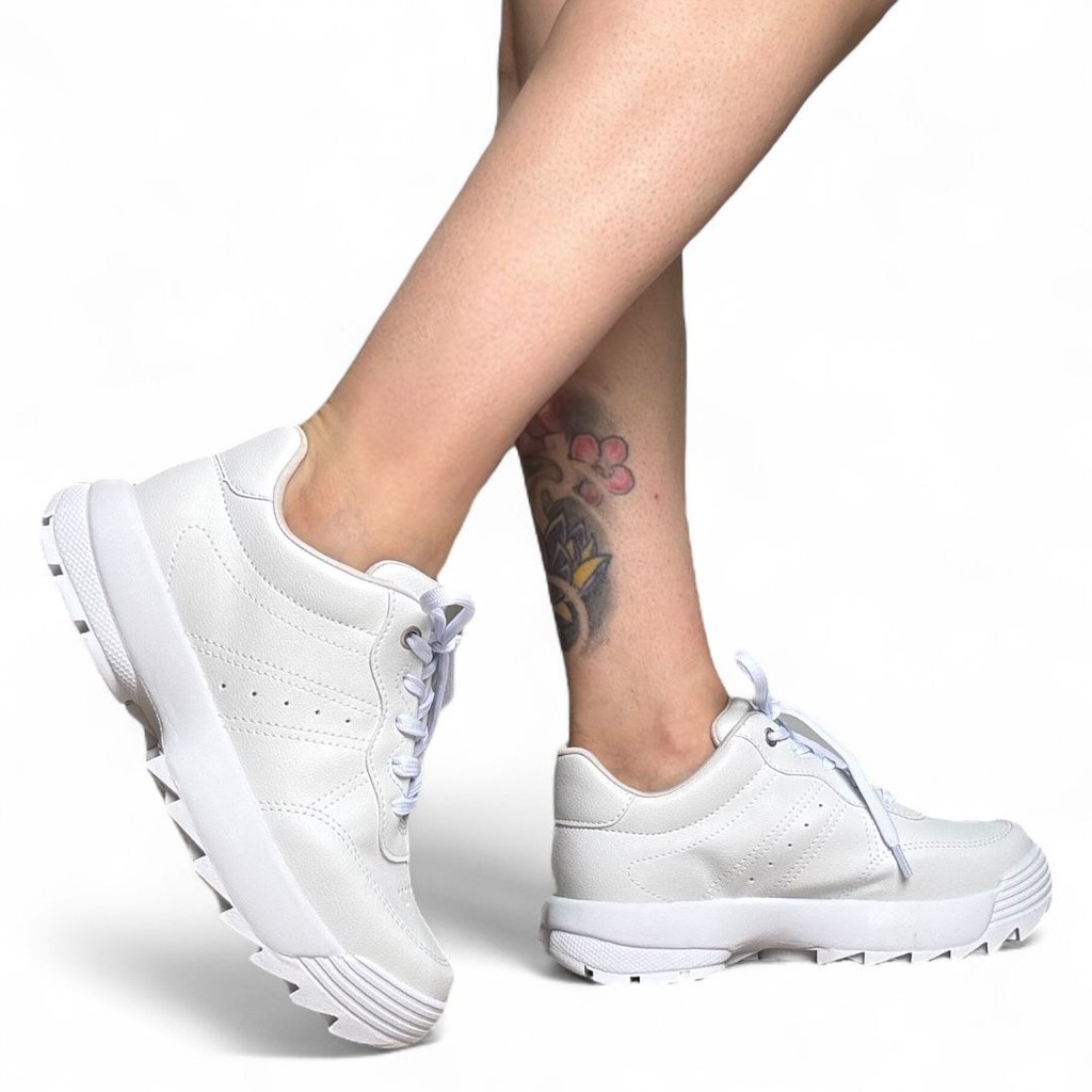 Tênis Feminino Branco Sola Tratotada Ramarim 2575201-4 em Oferta na Shopee