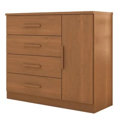 Cômoda Sapateira 4 Gavetas 1 Porta Genova Plus Zanzini