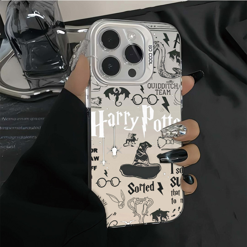 Capa Celular harry potter para iPhone 16 15 14 13 12 11 pro max xr xs max  14 15 16 plus capinha anti impacto
