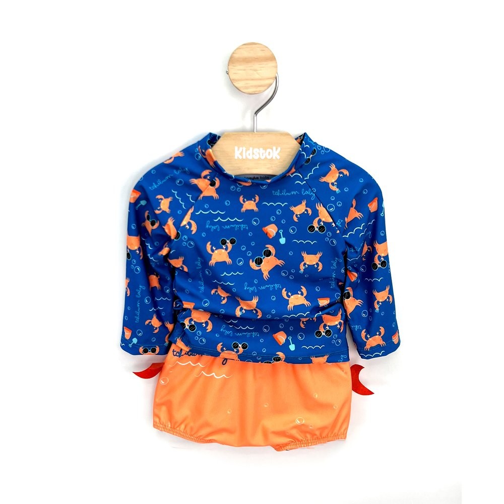 Imagem Conjunto Menino Camiseta e Sunga UV Caranguejo - Kamylus