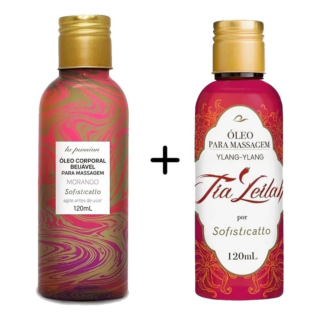 Óleo De Massagem Morango E Flor De Ylang Ylang Tantrica Morango