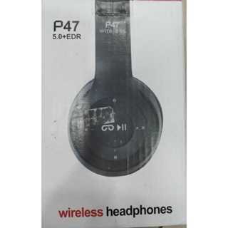 Fone P47 Headphone Sem Fio Estéreo Redução de Ruídos Bluetooth 5.0 Universal -P47/Y08