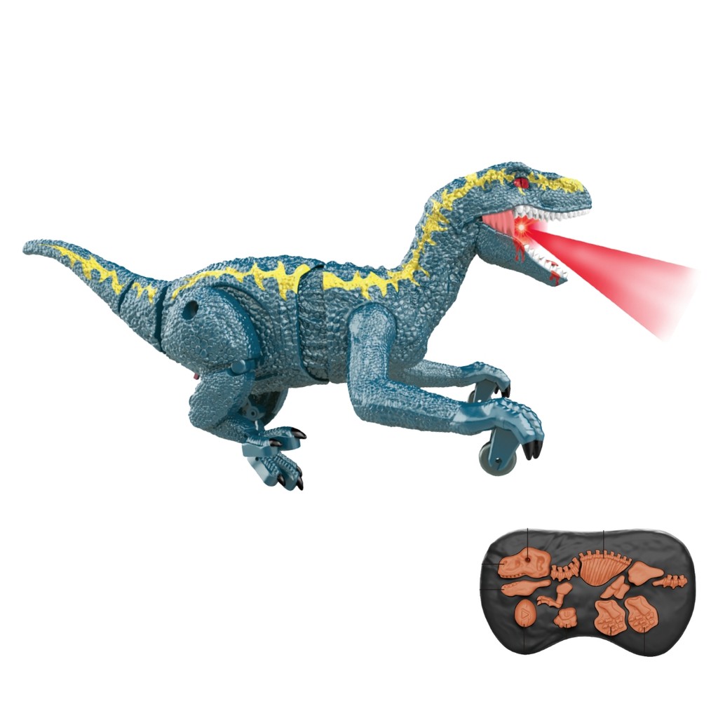 Dinossauro de Brinquedo c/ Controle Anda Emite Som Maxi Toys em Oferta na Shopee