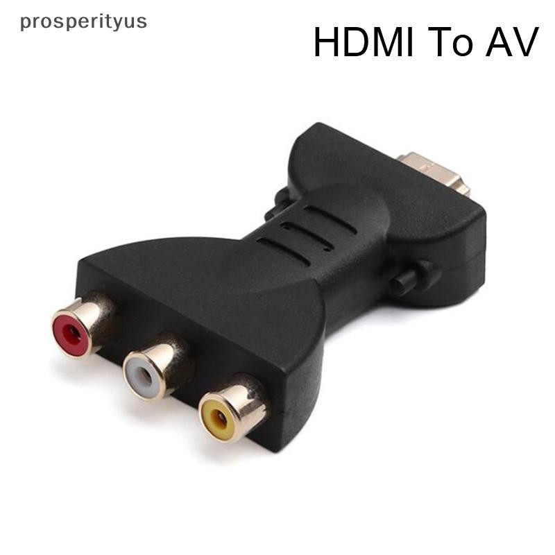 [prosperityus] Sinal Digital AV 1080p Para Adaptador VGA Cabo De Áudio E Vídeo [BR] em Oferta na Shopee