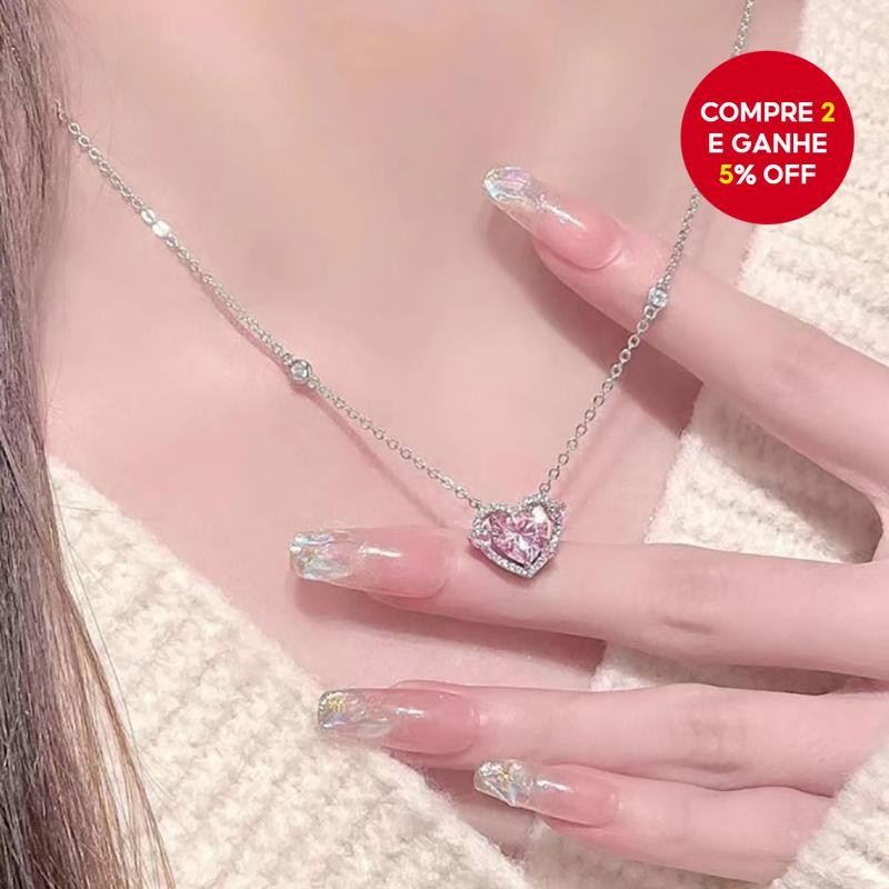 Colar De Coração Guardião Sem Desbotamento – Joias De Luxo Minimalistas Para Mulheres , Presente Elegante Seu Aniversári