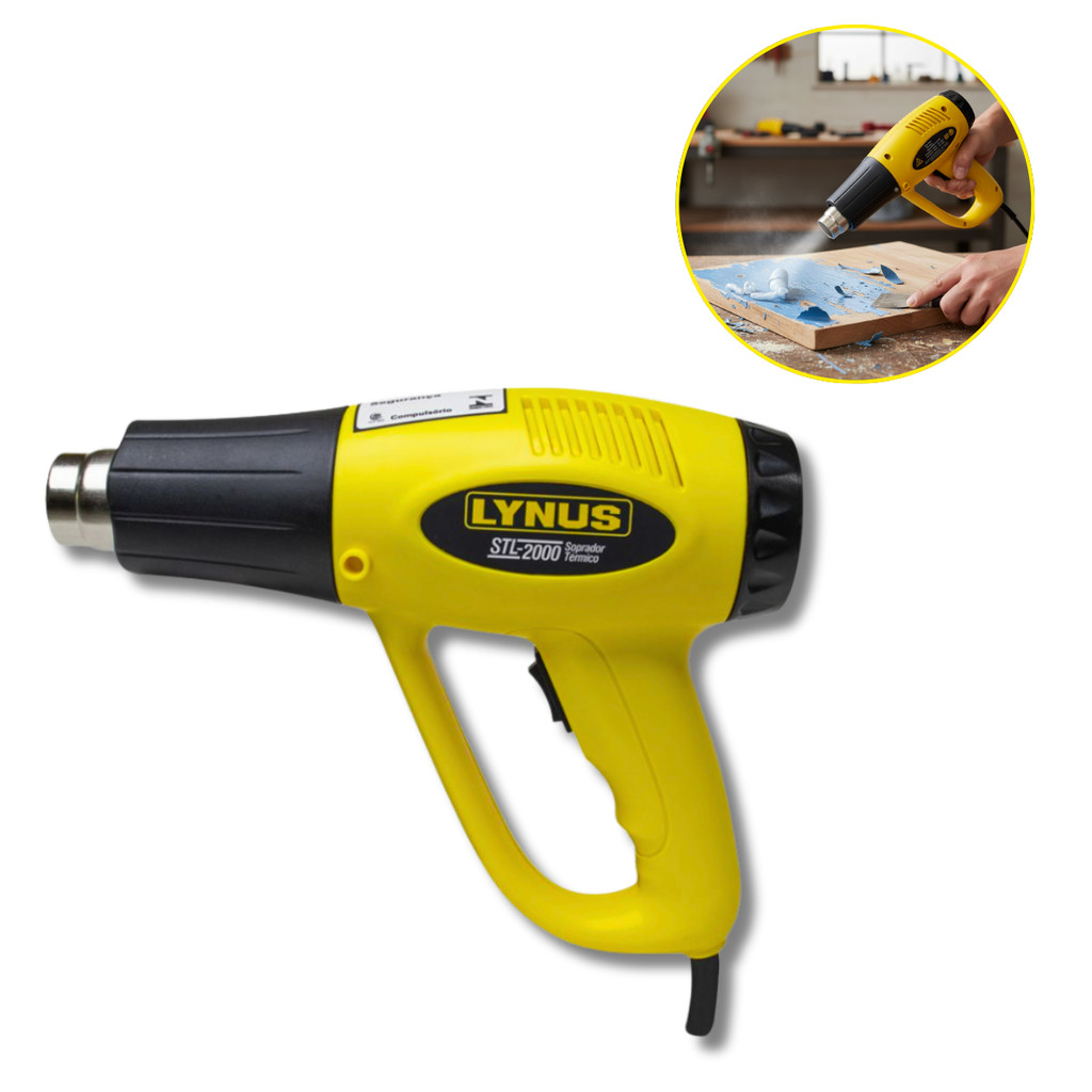 Soprador Térmico STL-2000 Lynus 1500W Resistente 127V