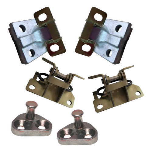 Kit Dobradiça C/limitador Sup+dobradiça Inf. Fiorino/uno Dn