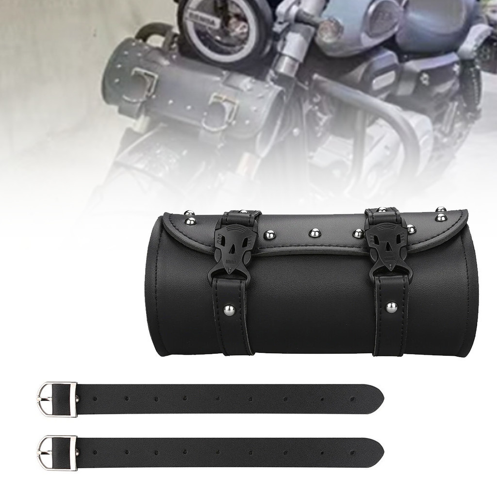 Bolsa Multifuncional para Motocicleta, 1 Conjunto de Alforjes com Duas Alças de Couro Reforçadas de Alta Qualidade