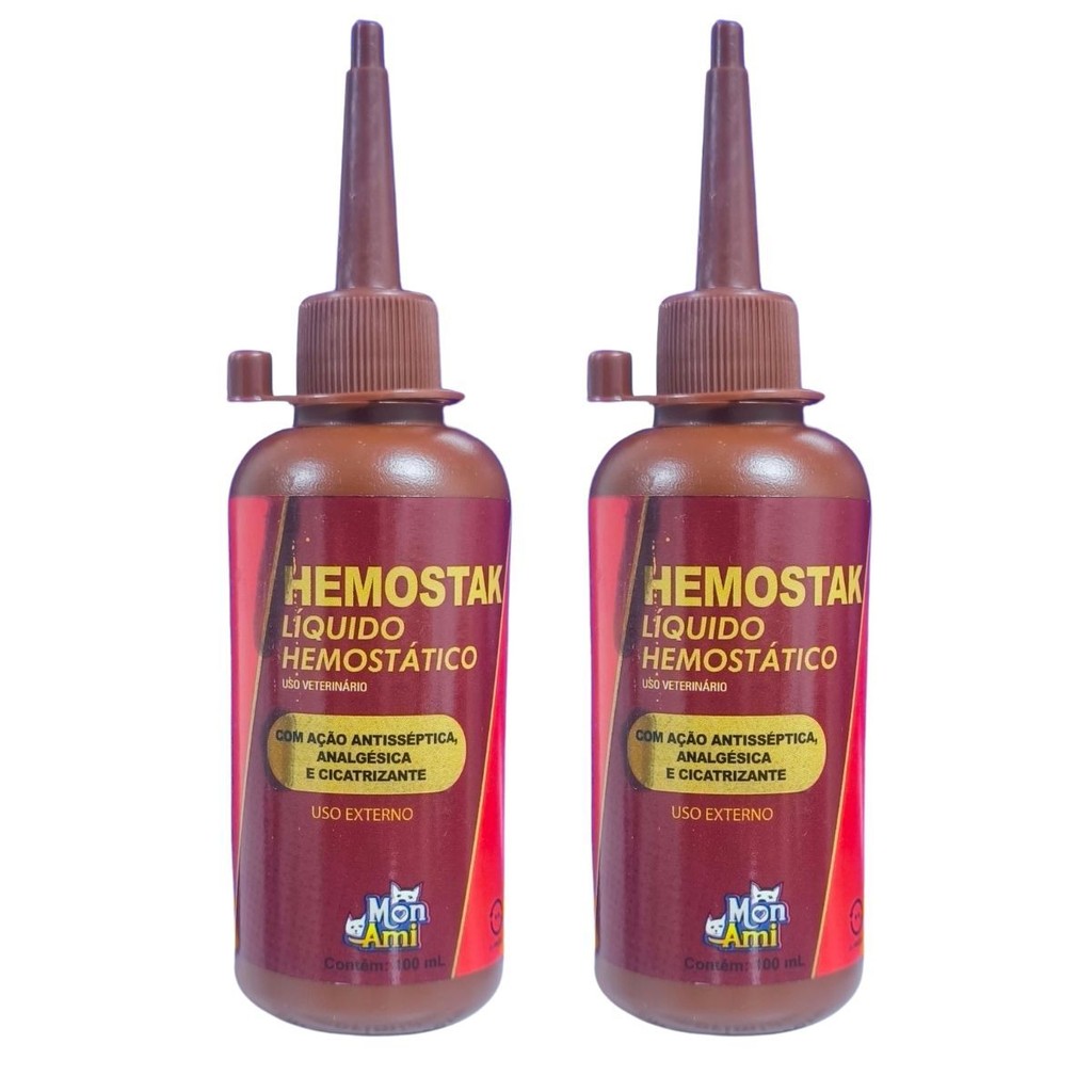 2 Hemostak Iodo Hemostático Mon Ami - 100mL em Oferta na Shopee