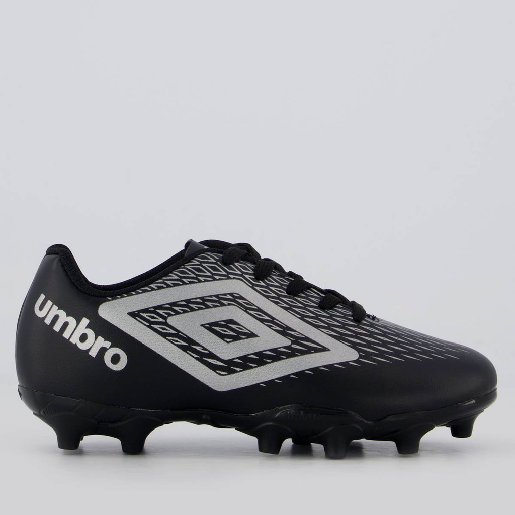 Chuteira Umbro X-Diamond Campo Juvenil Preta em Oferta na Shopee