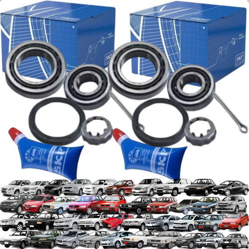 Par Rolamento Roda Traseiro Skf Corsa Classic Gol Golf Fox