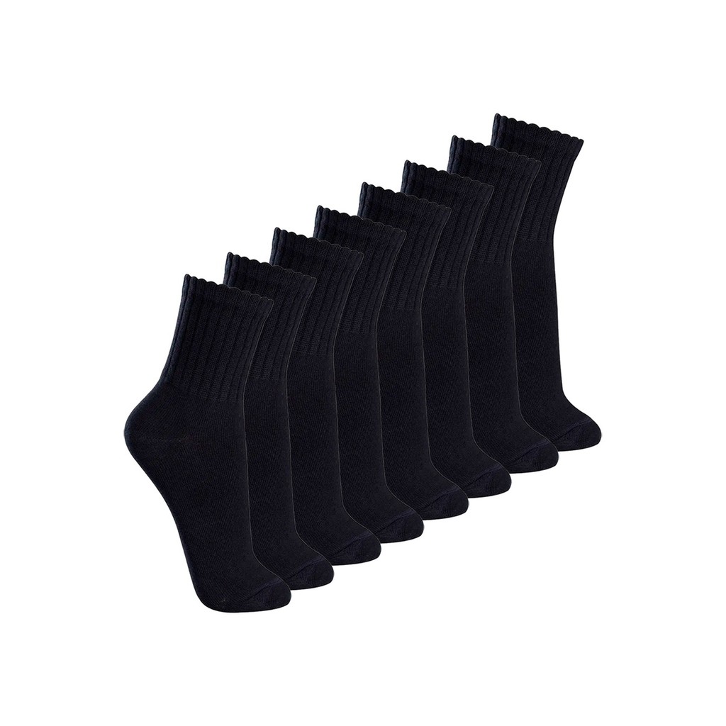 Kit com 8 Pares de Meias Esportiva Cano Médio Lupo 3290-009 em Oferta na Shopee