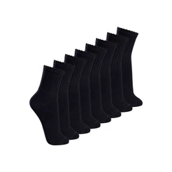 Kit com 8 Pares de Meias Esportiva Cano Médio Lupo 3290-009