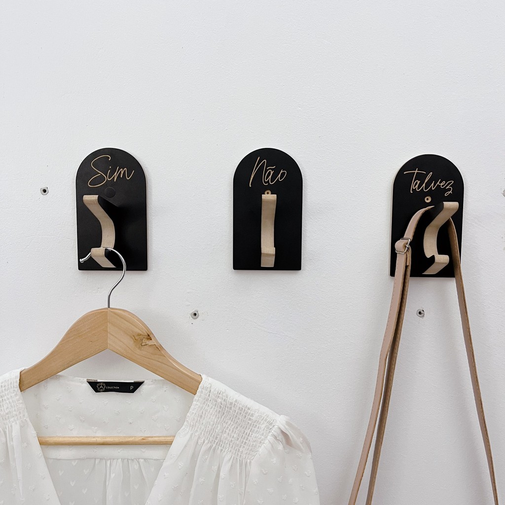 3 Ganchos provador de loja pendurador roupas cabide bolsas casaco acessórios em Oferta na Shopee