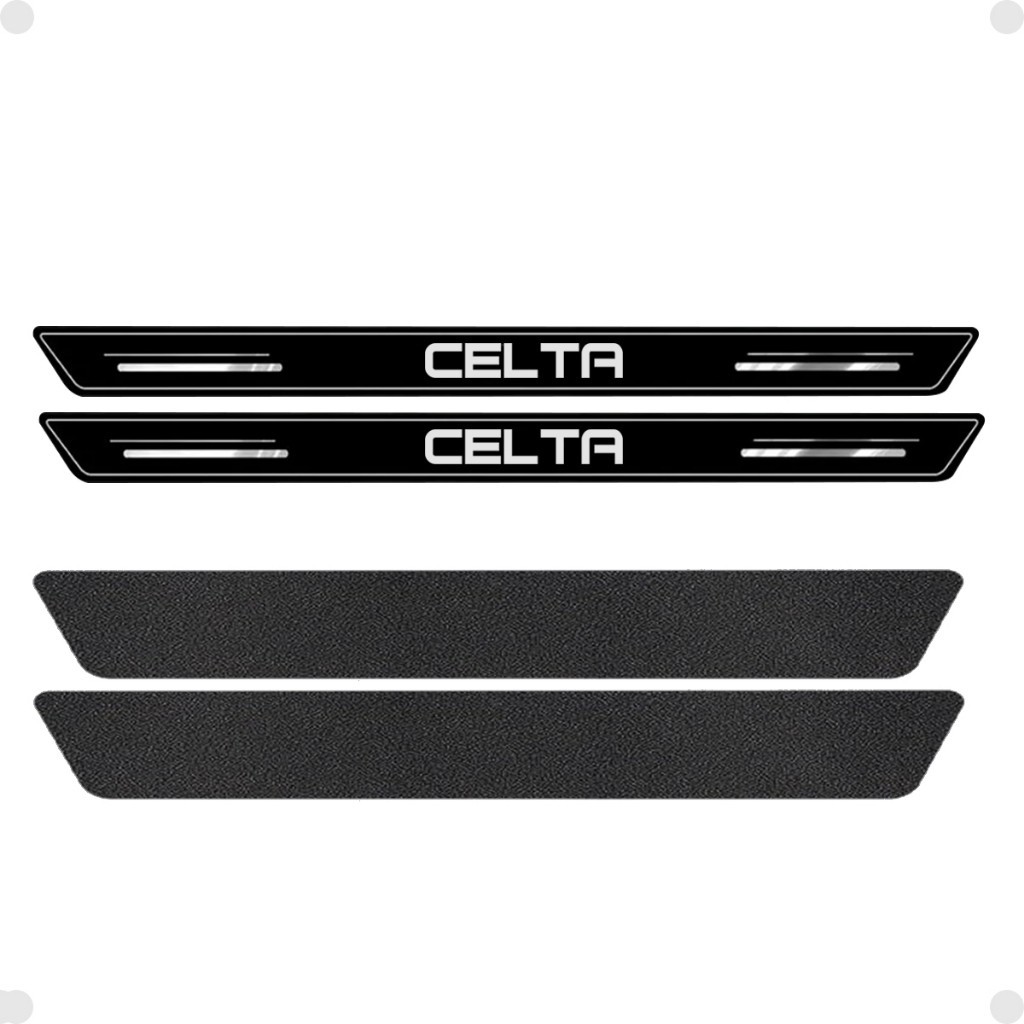 Kit Soleira Protetor Porta Celta 2 Porta 2001 2002 2003 2004