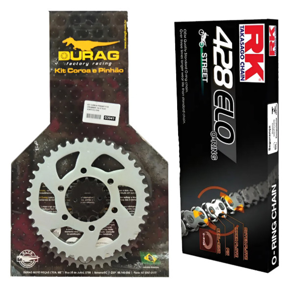 Kit Relação Rk Durag Yamaha Crosser 150 14/41 C/ret 3941